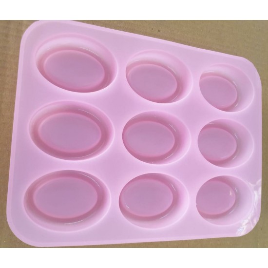 OVAL MOULD 45 GM (9 Cavity)