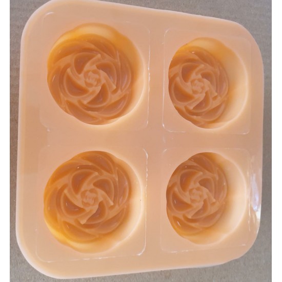 BLOOMING ROSE MOULD 70 GM ( 4Cavity)