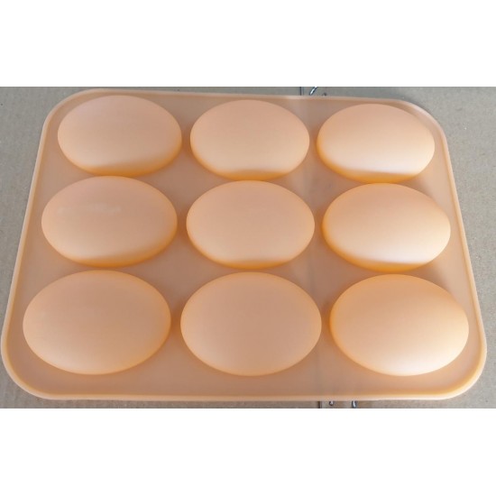 EGG SHAPE - OVAL MOULD 70 GM ( 9 Cavity)