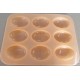 EGG SHAPE - OVAL MOULD 70 GM ( 9 Cavity)
