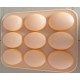 EGG SHAPE - OVAL MOULD 70 GM ( 9 Cavity)