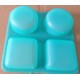 ROUND+SQUARE - MOULD 125 GM ( 4 Cavity)